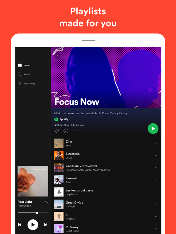 Spotify screenshot