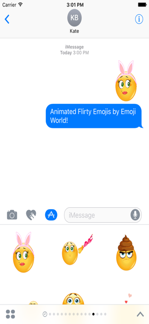 Animated Flirty Emoji Stickers(圖1)-速報App