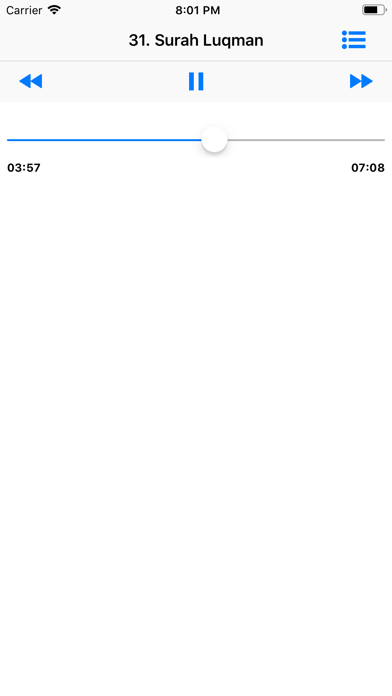Quran Audio Player (Shuraym) screenshot 2