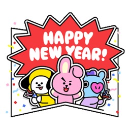 Happy New Year 2020 Stickers