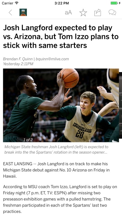 Spartans Basketball News