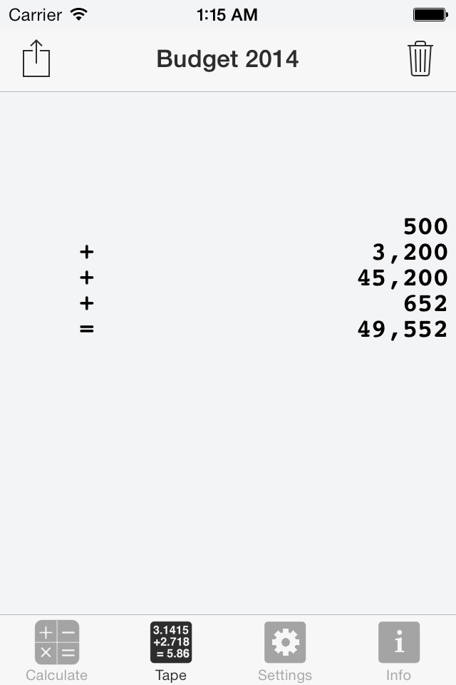 Calculate Lite screenshot 2