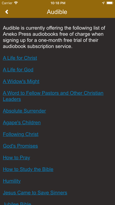 How to cancel & delete Christian Audiobooks from iphone & ipad 2