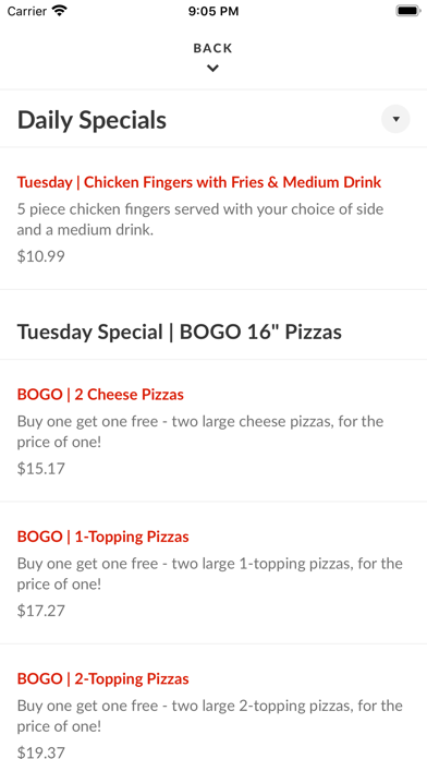 Boston Pizza Vegas screenshot 3