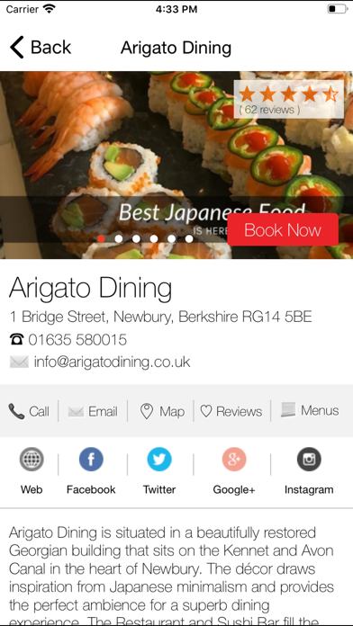 Arigato Dining screenshot 2