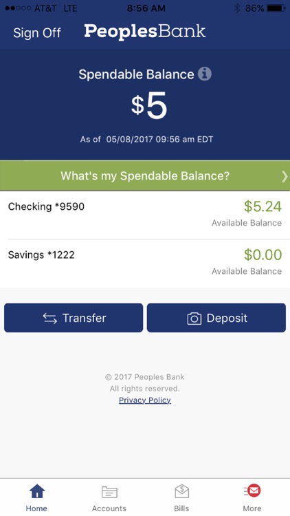 Peoples Bank NC Mobile