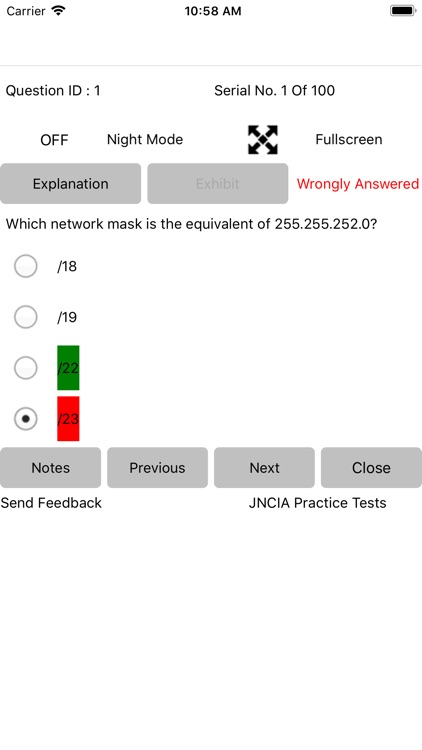 Exam Sim For JNCIA Junos screenshot-7