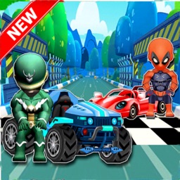 Super Hero Car Racing