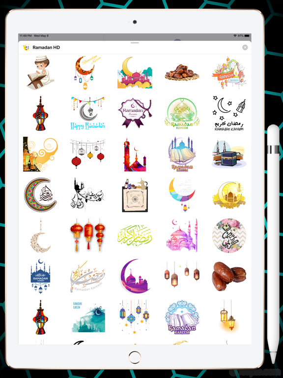 Ramadan HD Stickers شهر رمضان screenshot 3