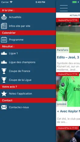 Game screenshot Paris Foot Actu hack