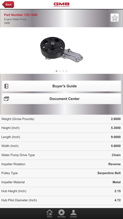 GMB Parts Catalog