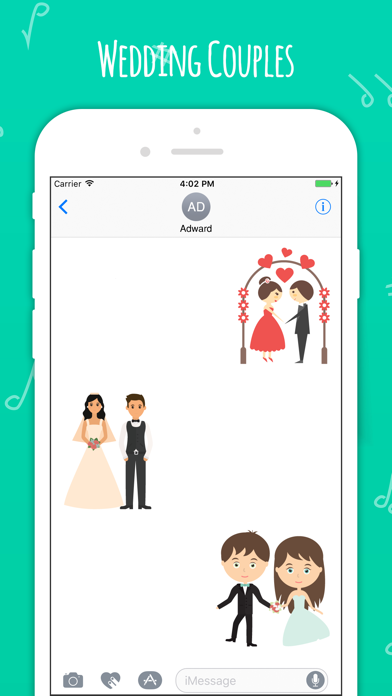 Wedding Couple Emoji's screenshot 4