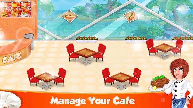 Crazy Chef Cafe Food Serving screenshot-3