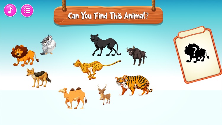 Find The Animal Game