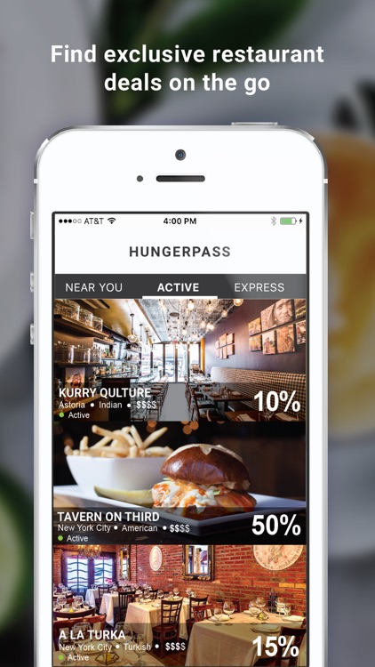 HungerPass - Restaurant Deals