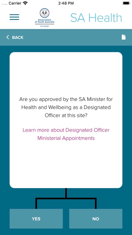 Designated Officers (SA)