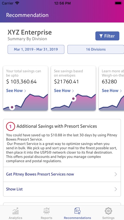 SendPro® Analytics screenshot-3