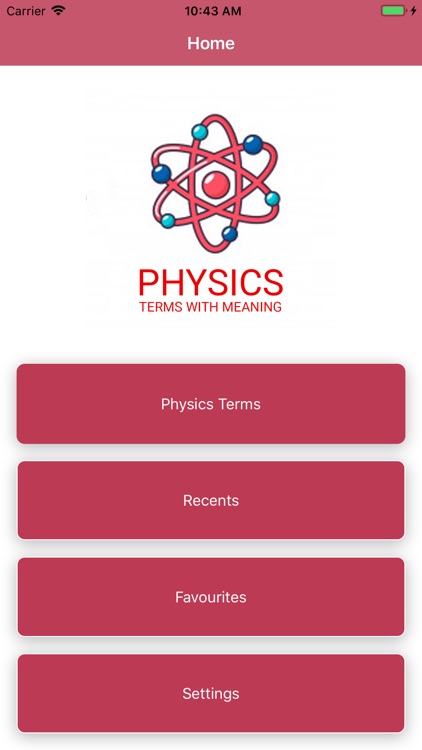 Physics Terms With Meaning