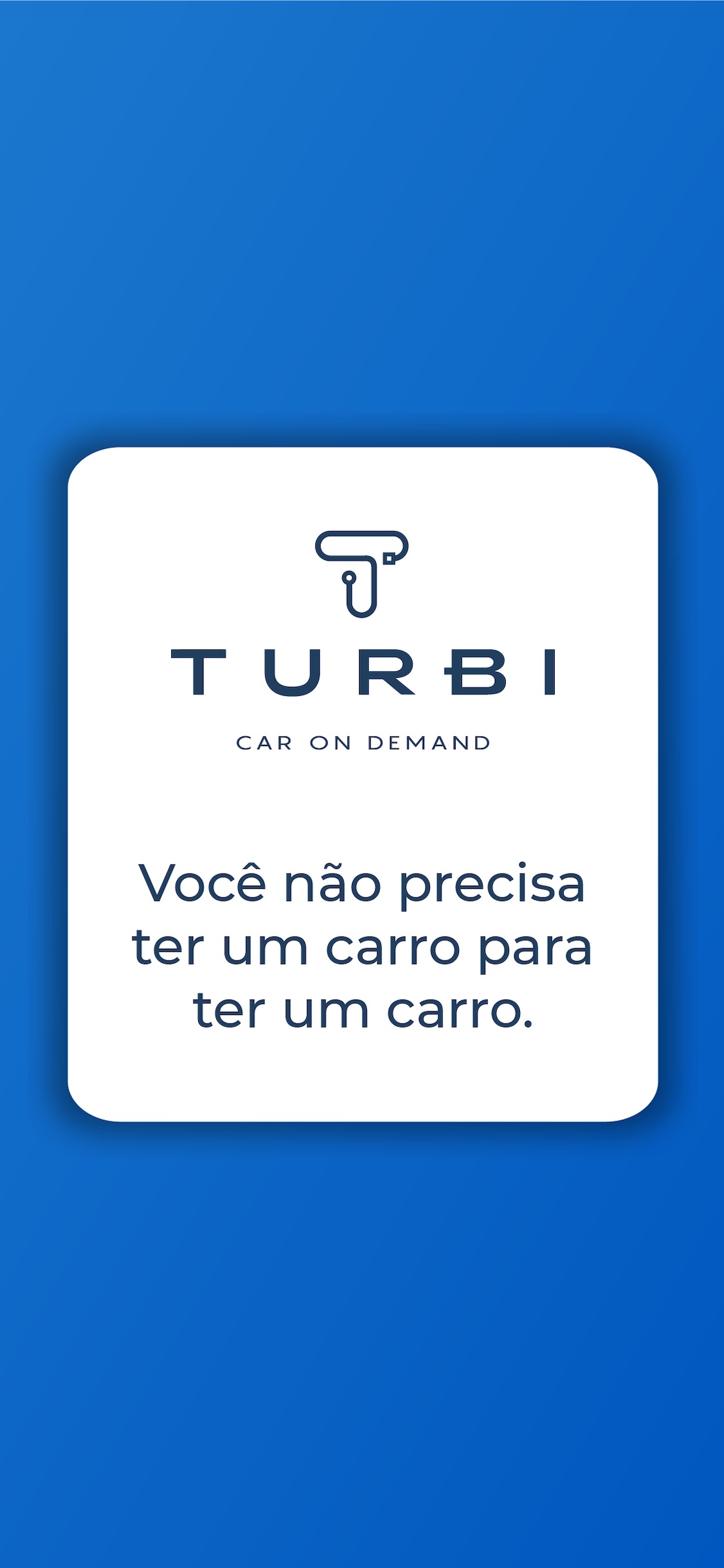 Screenshot do app Turbi - Aluguel de Carros