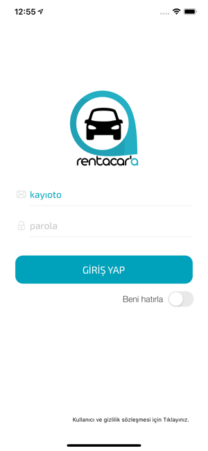 RentacarA Araç Takip