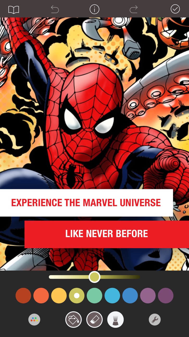 Marvel: Color Your Own Hack screenshot 2 - iOS game interface