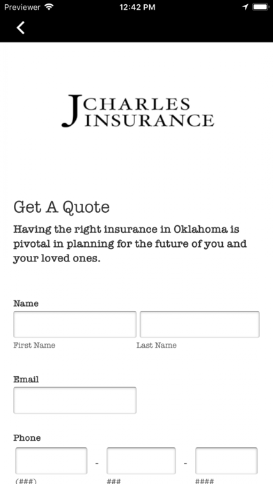J. Charles Insurance screenshot 2
