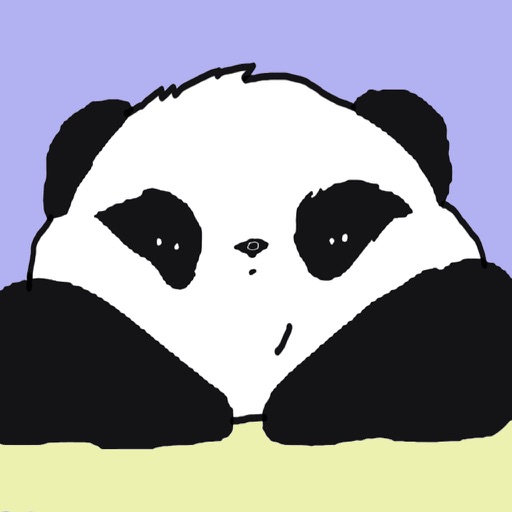 panda animated stickers pack icon
