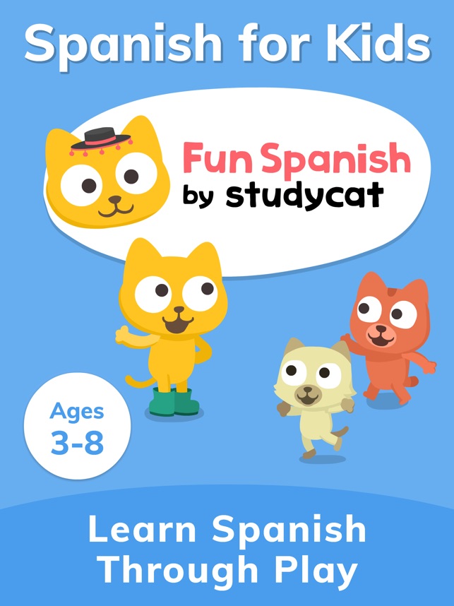 Studycat: Fun Spanish for Kids on the App Store