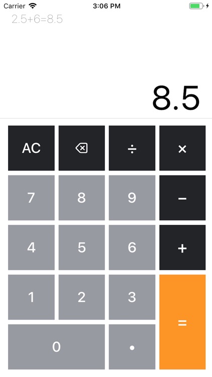 Clean Simple Calculator