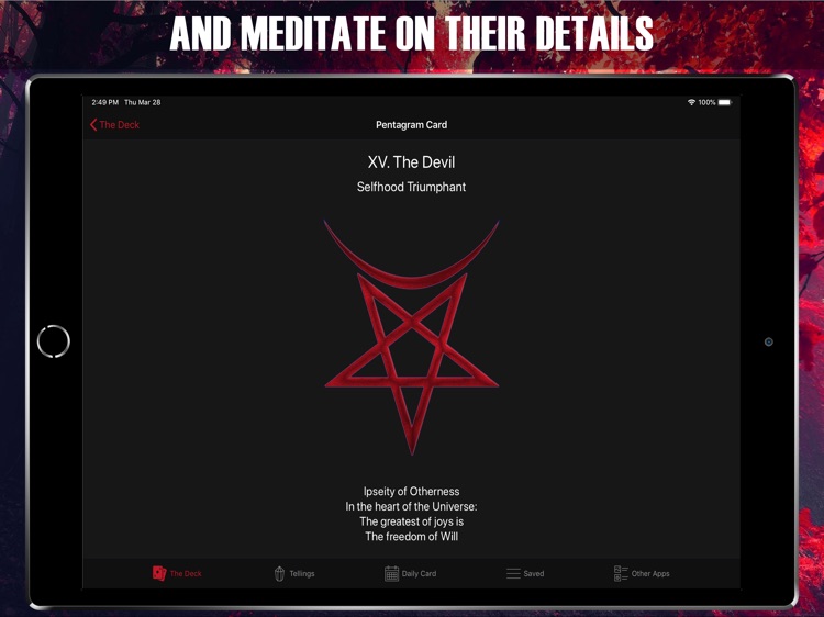 Satanic Tarot HD for damned screenshot-4