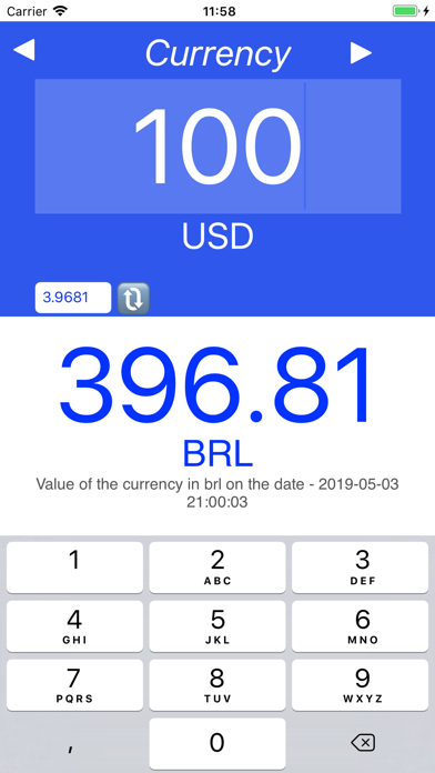 BRL to USD measures screenshot 2