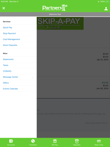 Partners 1st FCU Mobile - náhled