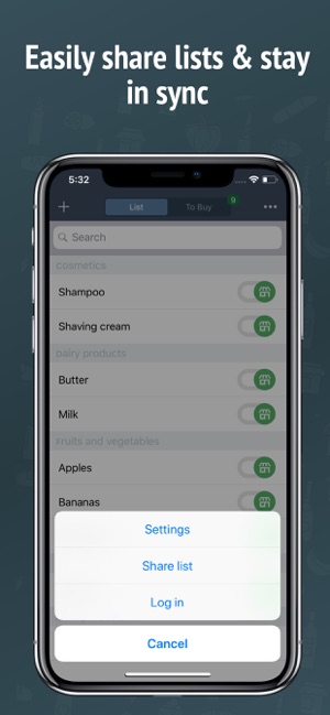 Grocery list made easy: Yasha(圖5)-速報App