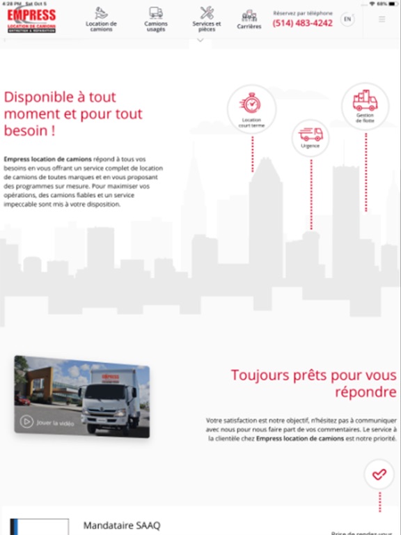 Screenshot #5 pour Empress location de camions