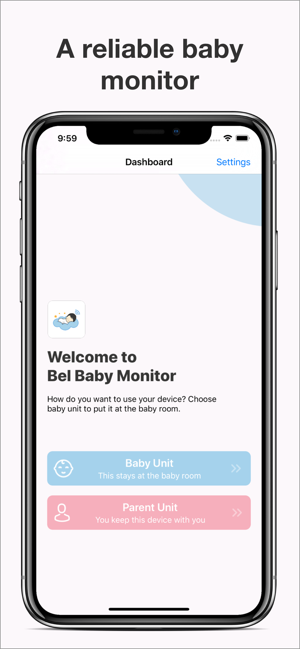 Babymonitor Bel - 3G baby app(圖4)-速報App