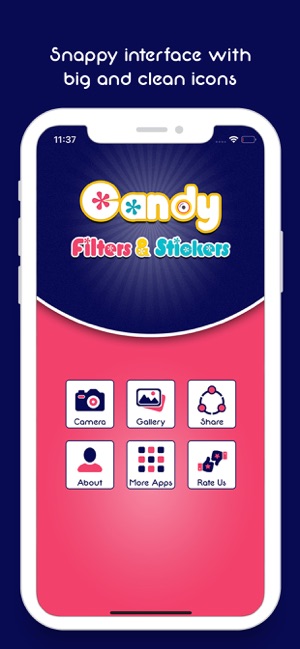 Candy Photo Filters & Stickers(圖1)-速報App