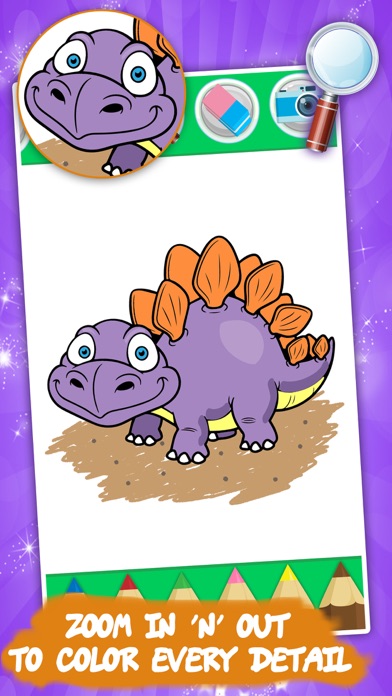 How to cancel & delete Best coloring book : Dinosaurs from iphone & ipad 1