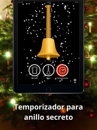 Screenshot 1 Campana dorada de Navidad iphone