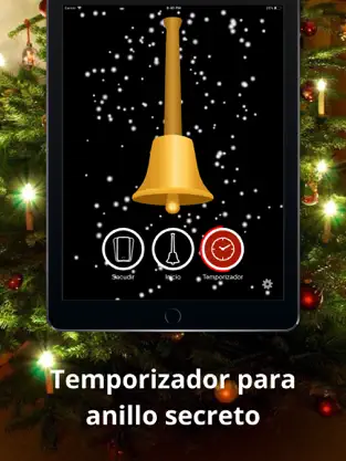 Imágen 1 Campana dorada de Navidad iphone