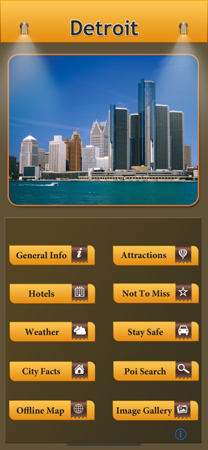 Detroit Offline Map Guide