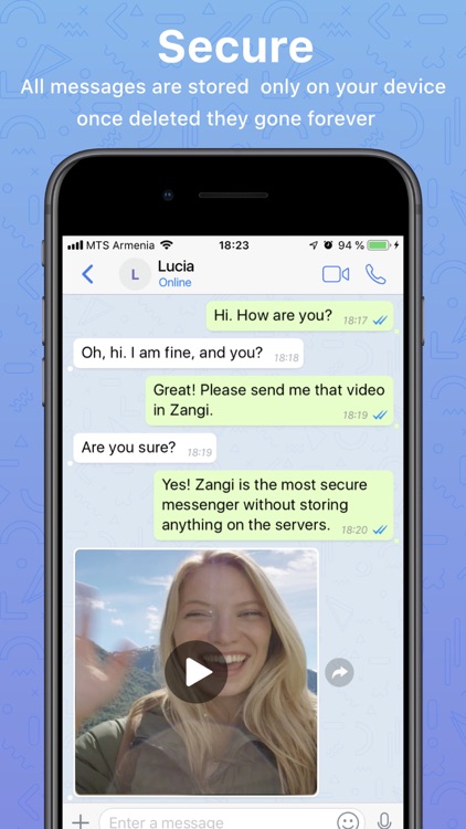Zangi Private Messenger screenshot-0