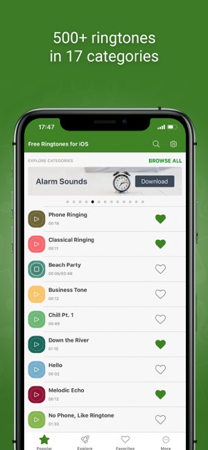 Ringtones for iPhone®