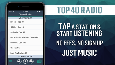 How to cancel & delete Top 40 Radio+ from iphone & ipad 2