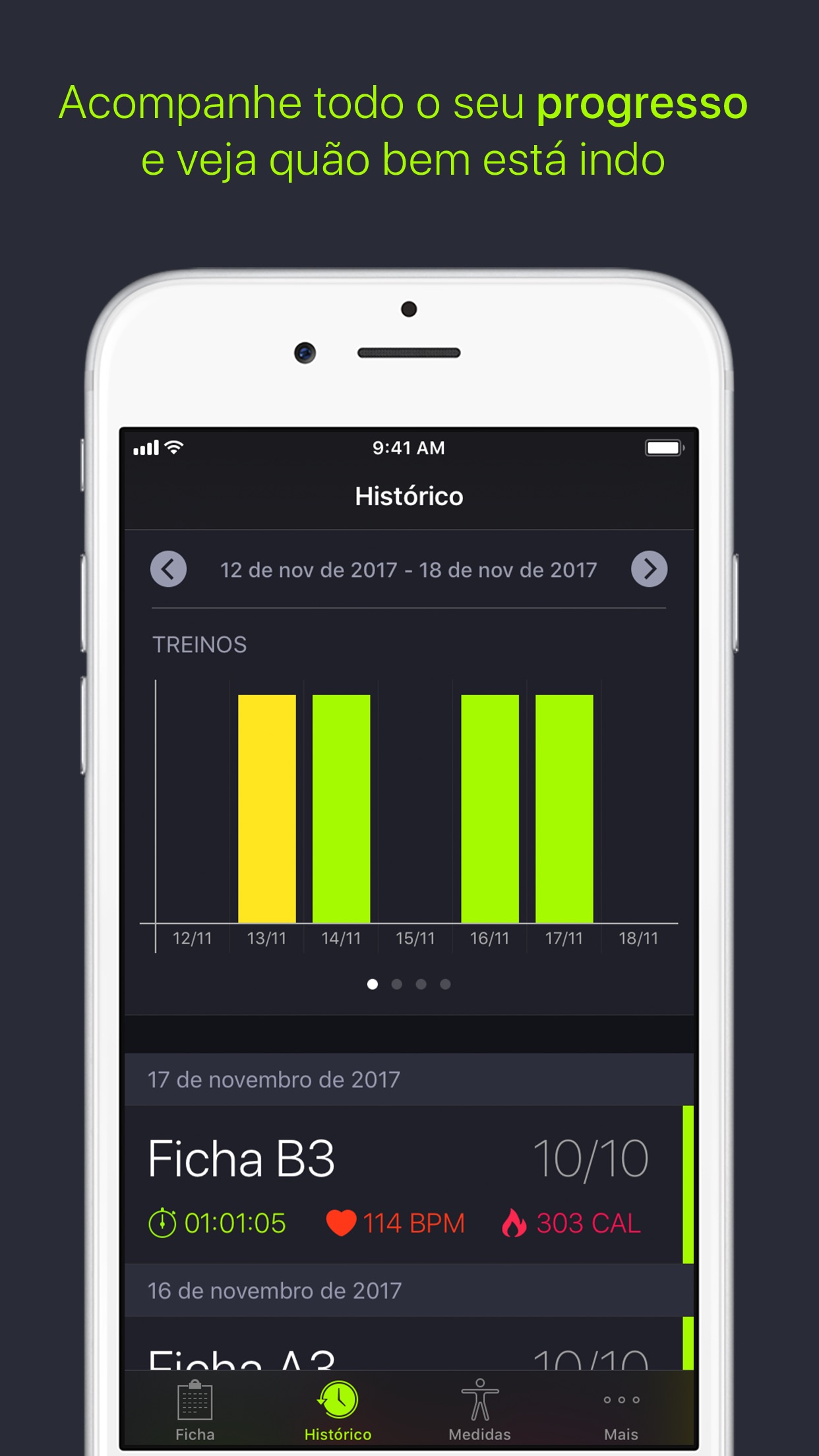 Screenshot do app SmartGym: Gerencie Seu Treino