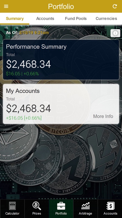 Crypto Account Manager