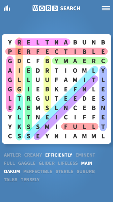 Word Search Puzzles ·· screenshot 2