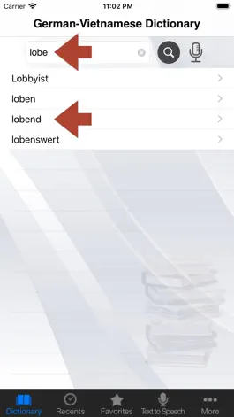 Game screenshot German-Vietnamese Dictionary mod apk