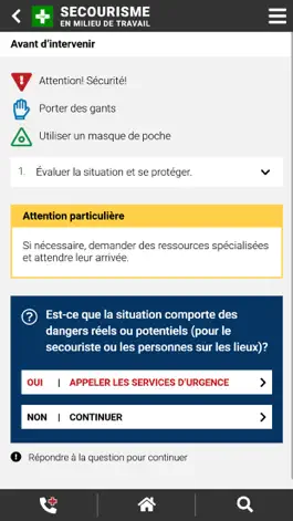 Game screenshot Secourisme - Milieu de travail mod apk