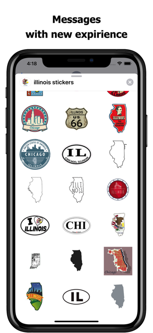 Illinois emojis - USA stickers(圖3)-速報App