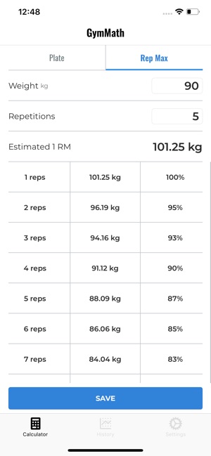 GymMath - Plates & 1RM Calc(圖2)-速報App